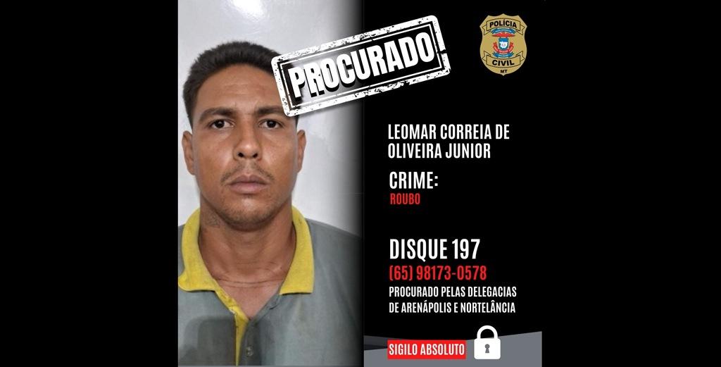 Suspeito de roubo a bar de Nortelândia foi preso pela Polícia Civil em Arenápolis