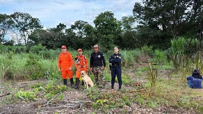 Com apoio de cães, bombeiros encontram homem morto e enterrado em Diamantino