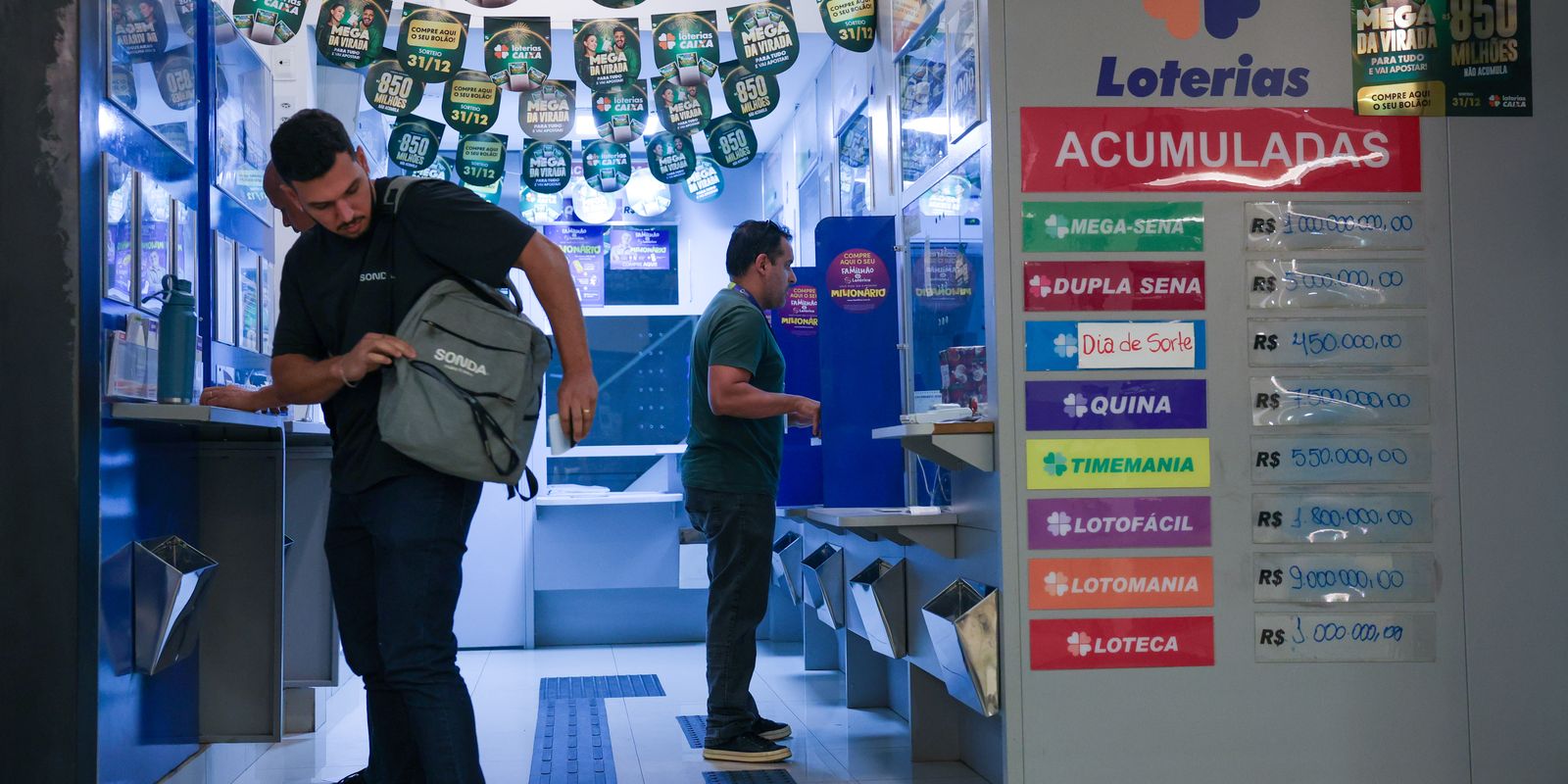 Mega-Sena acumula novamente e prêmio atinge R$ 105 milhões