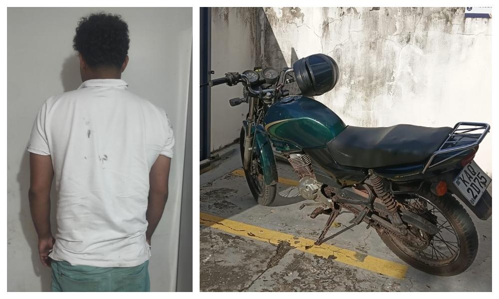 Polícia flagra homem com moto furtada em tentativa de troca em Alto Paraguai