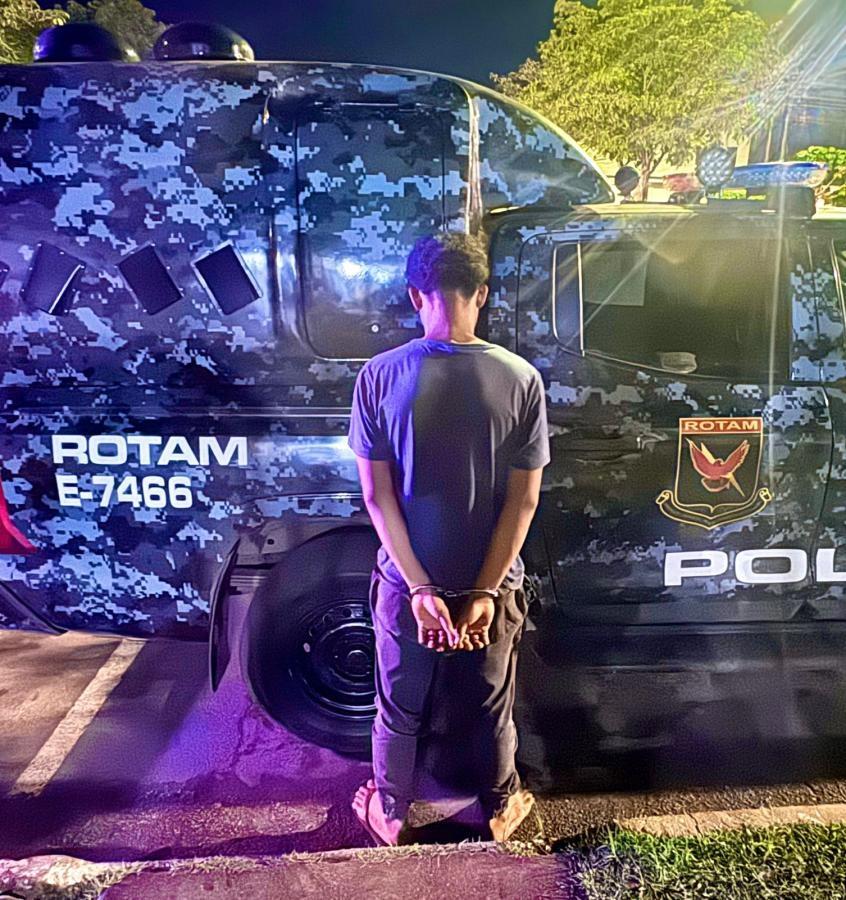 Jovem de 19 anos é preso por tráfico de drogas em Nova Mutum