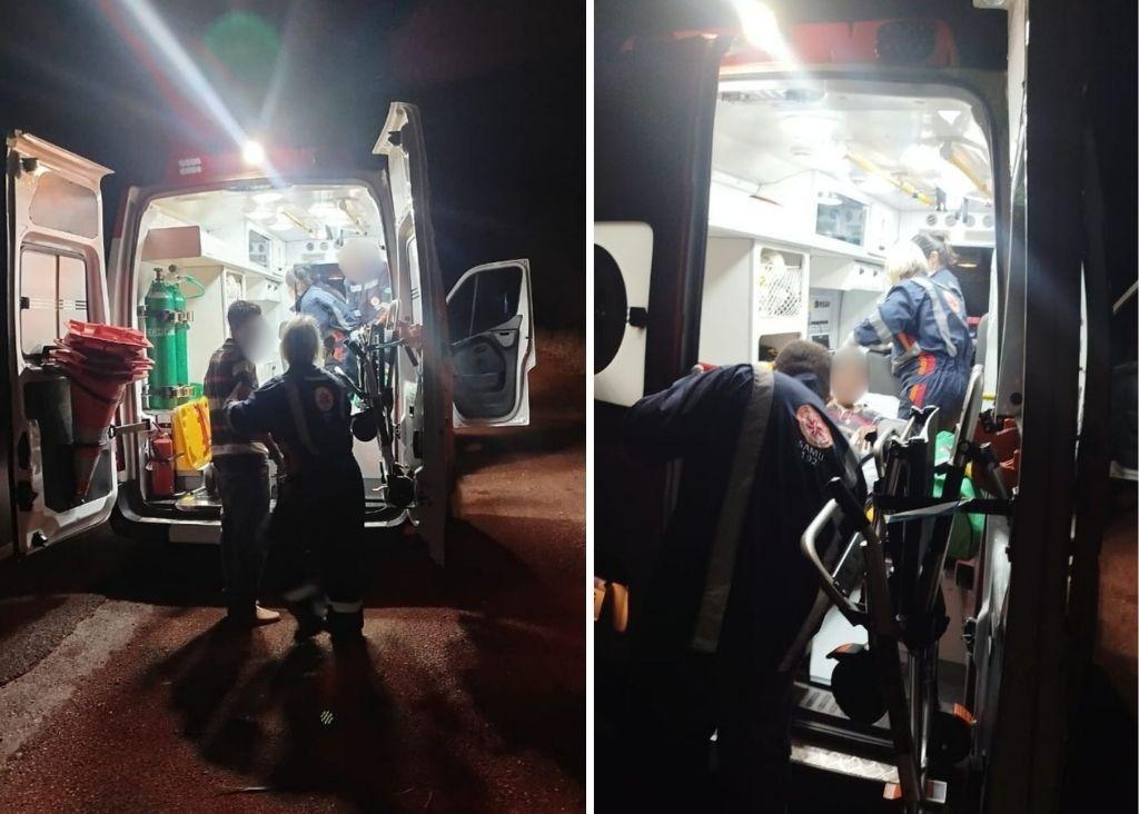 Motociclista é socorrido após grave colisão na rodovia MT-010 em Rosário Oeste