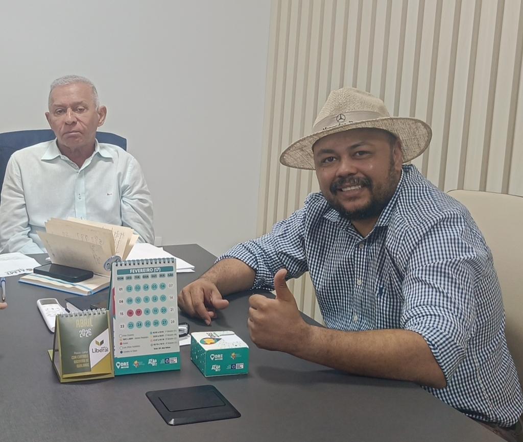 Prefeito Zé Domingos e Neilton Hipper alinham melhorias para o Jardim Glória em Nobres 
