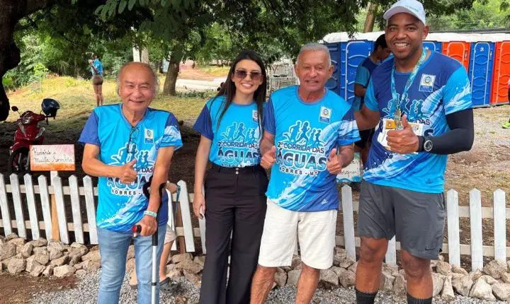 Vereador de Rosário Oeste, Professor Gilmar participou da 2ª edição da Corrida das Águas em Nobres  
