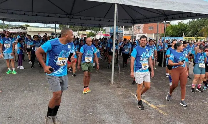 Vereador de Rosário Oeste, Professor Gilmar participou da 2ª edição da Corrida das Águas em Nobres  