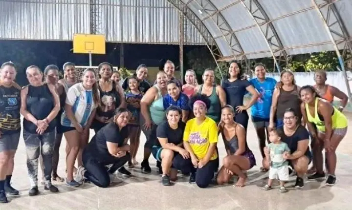 Zumba em Ação movimenta Distrito de Bauxi, em Rosário Oeste, com primeiro aulão de saúde e integração